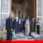 بازدید آیت الله ناصری از برنامه های فرهنگی مسجد جامع یزد
