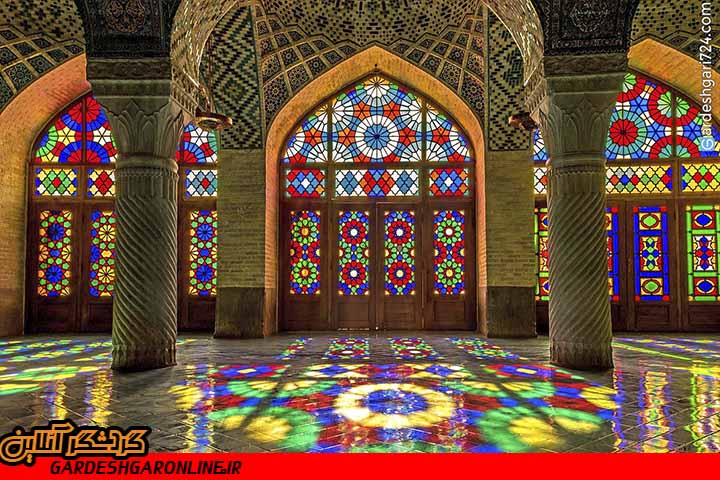 مسجد نصیرالملک اثر تاریخی باشکوه و زیبا