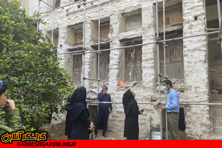 مرمت عمارت کمندی در بوشهر