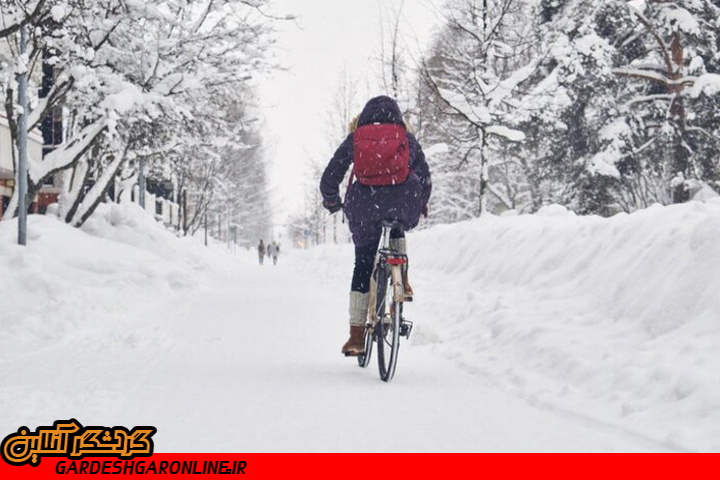 تدبیر شهر دانمارکی برای ترویج دوچرخه‌سواری در زمستان
